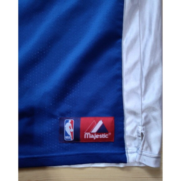 Majestic SEWN Dallas Mavericks #41 Dirk Nowitzki NBA Profile Jersey YTH 14/16 - Picture 3 of 8